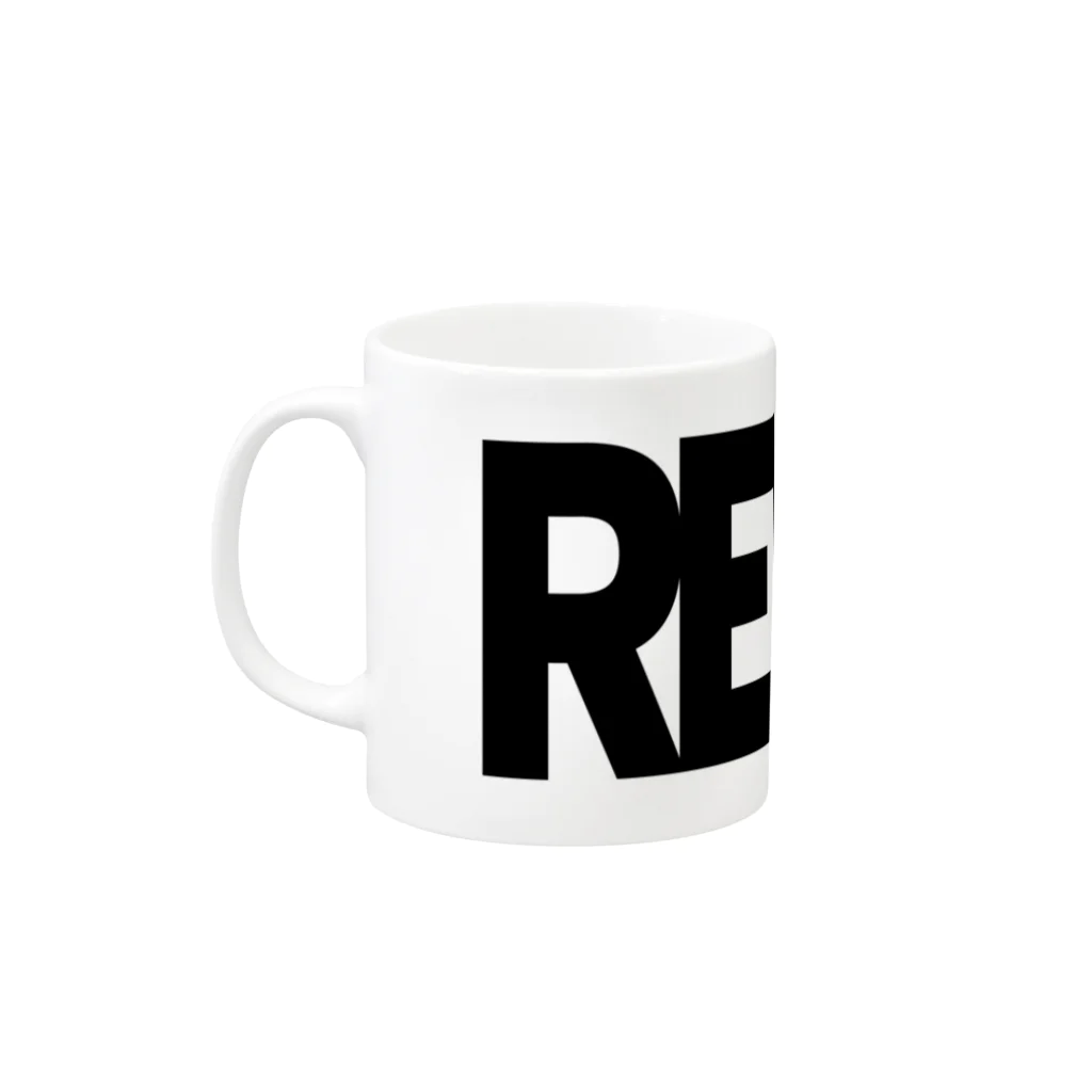 GALACTIC REBELのREBEL WHITE Mug :left side of the handle