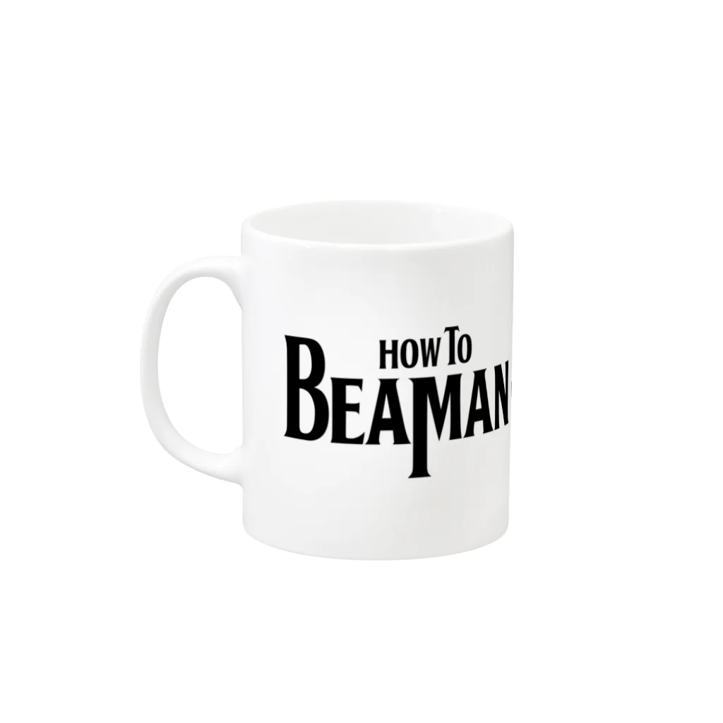 ikinagraphieのBE A MAN Mug :left side of the handle