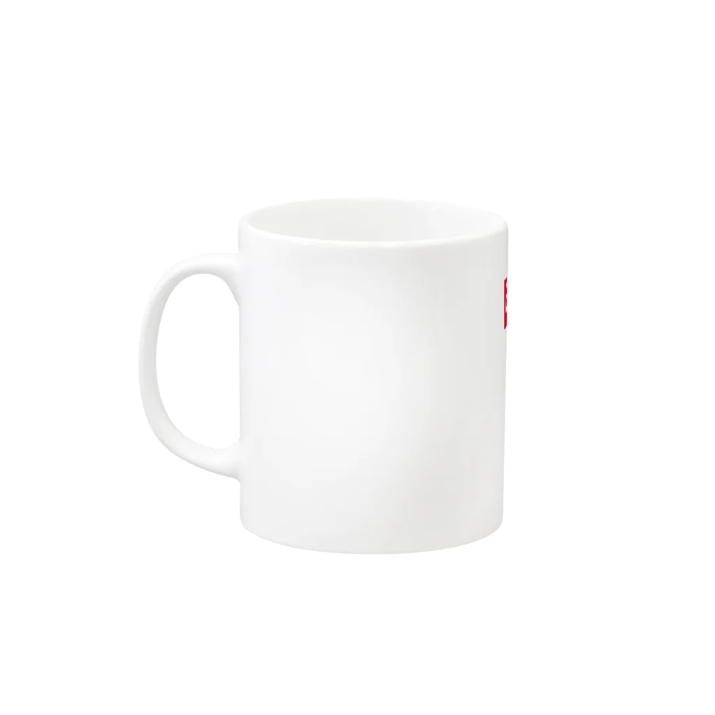 orumsの露骨な [Explicit] -Red Box Logo- Mug :left side of the handle