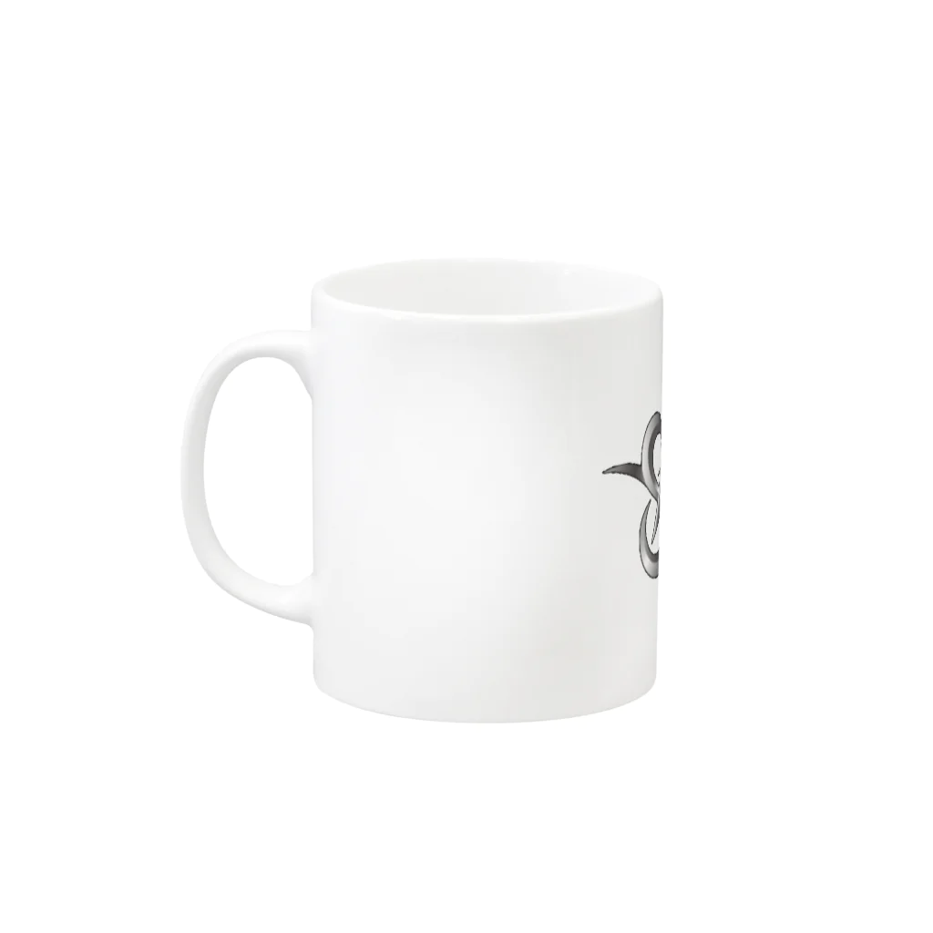 スプレーアートshopのspray artist  satoshi  LOGO Mug :left side of the handle