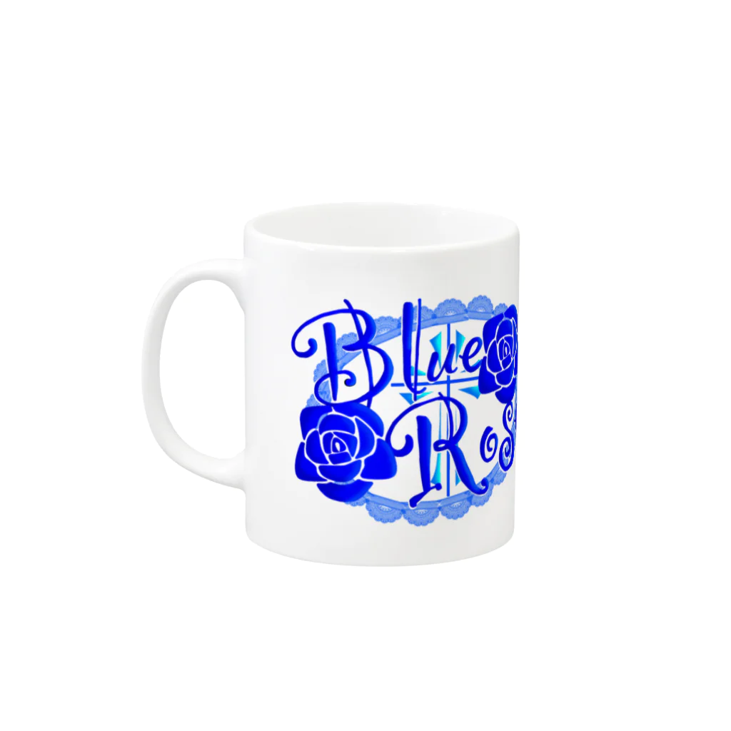 ProjectBlueroseの声劇project   †Bluerose† Mug :left side of the handle