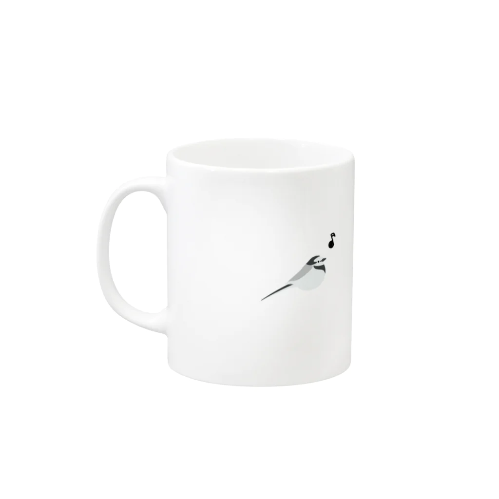 Steloのハクセキレイ Mug :left side of the handle