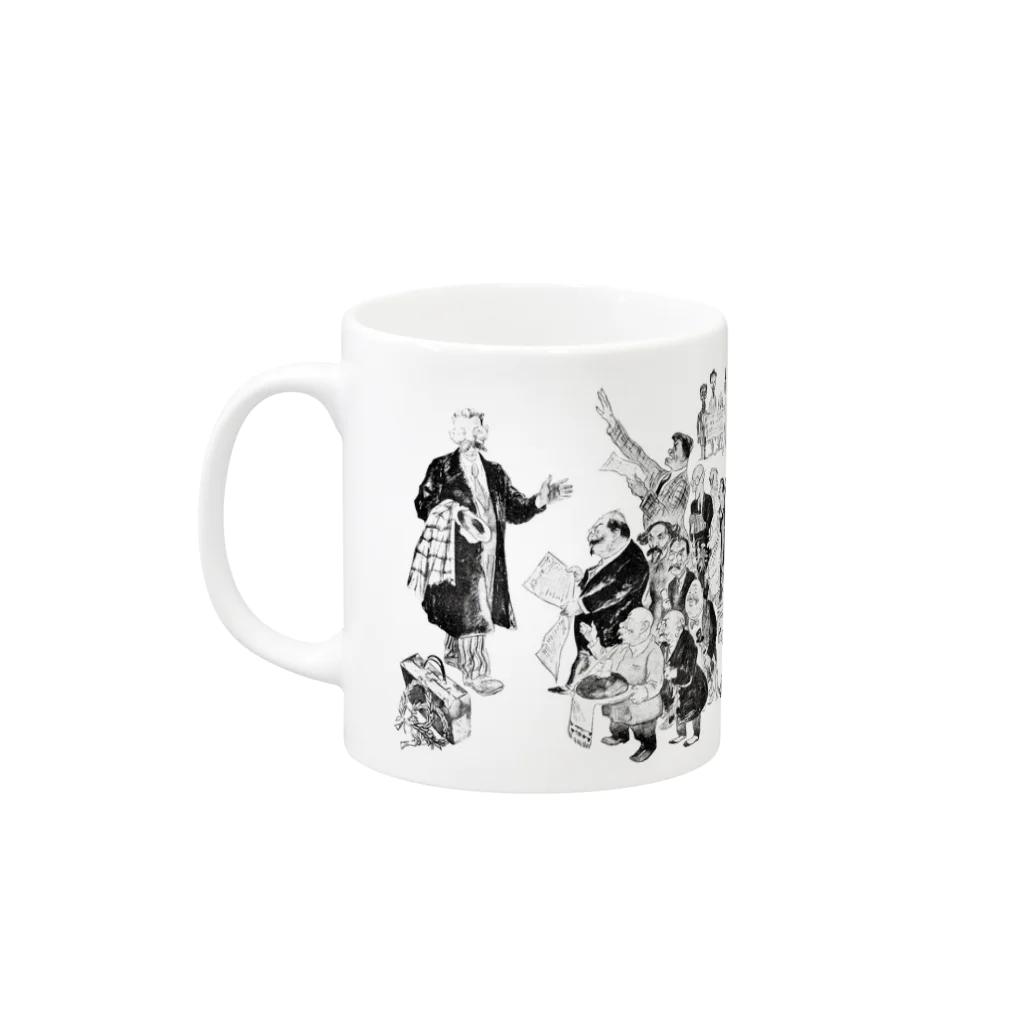 tapirusのSoviet Russian Cartoon & Poster Collection Mug :left side of the handle