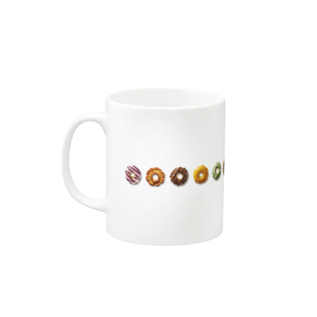 pino-shopのドーナツ物語り313 Mug :left side of the handle