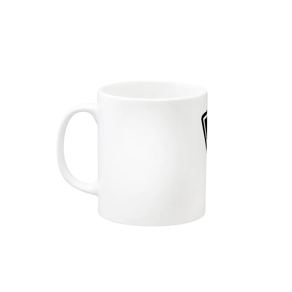 kazukiboxのHow are you？ Mug :left side of the handle