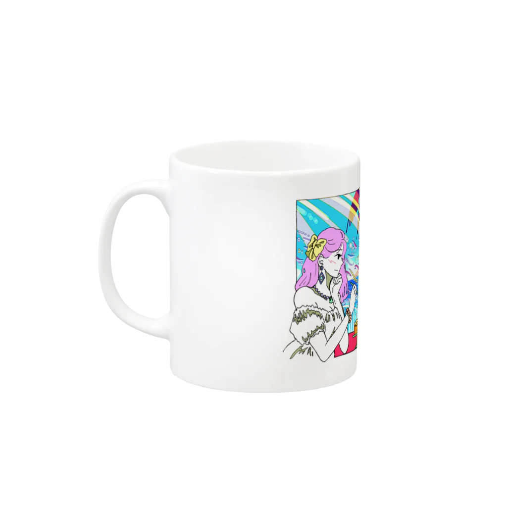 unknown＋storeの雨夜と陽射 Mug :left side of the handle