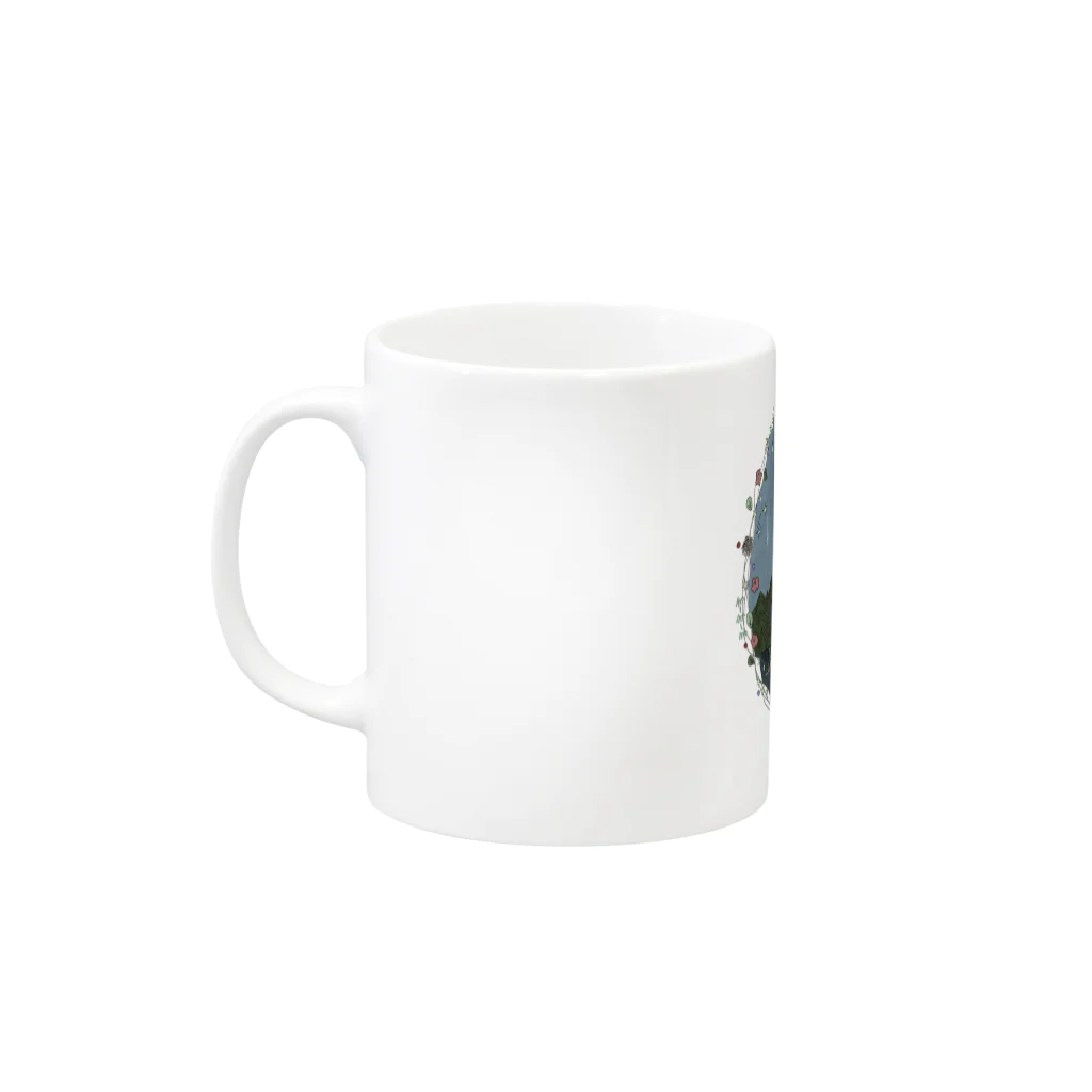 senriの星を見る小人 Mug :left side of the handle