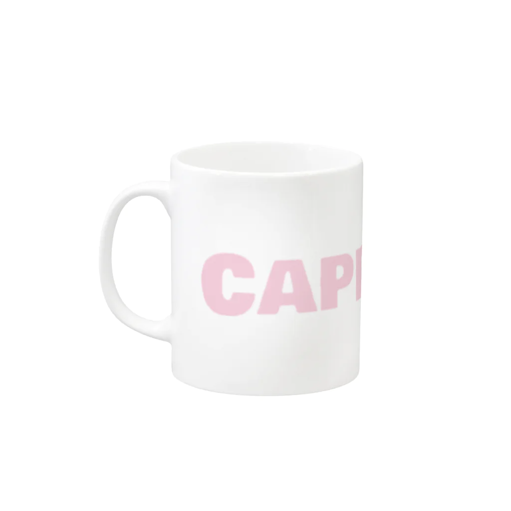 ace of starseedsのCapricorn 山羊座💘ピンク Mug :left side of the handle