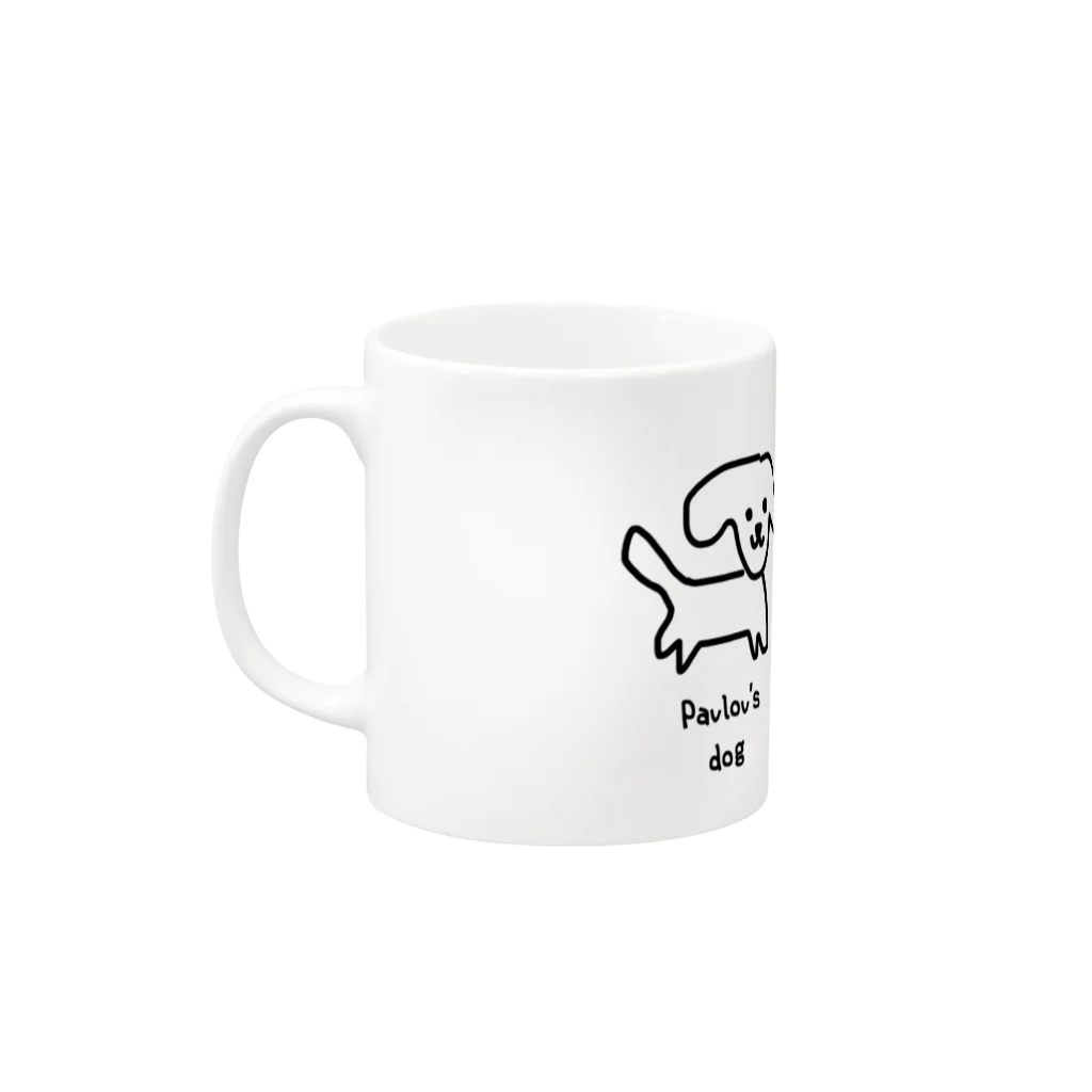 タムラです。のパブロフの犬VSシュレディンガーの猫 Mug :left side of the handle