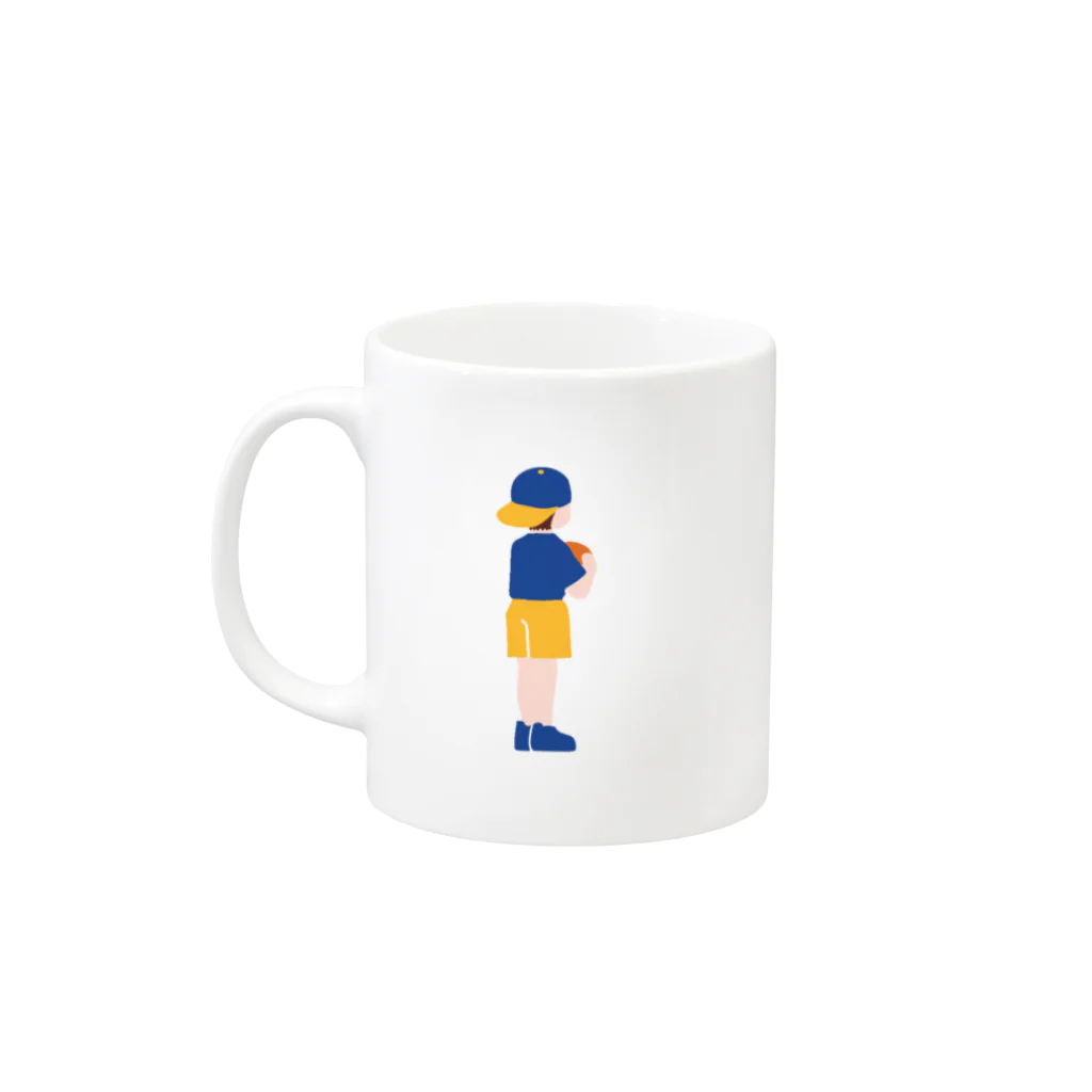 増すのおみせのぼくのマグカップ Mug :left side of the handle