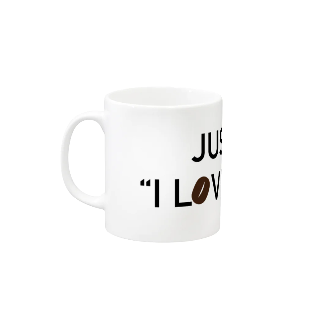 ただ、コーヒーが好きなだけの人です。のただ、コーヒーが好きなだけの人 Mug :left side of the handle