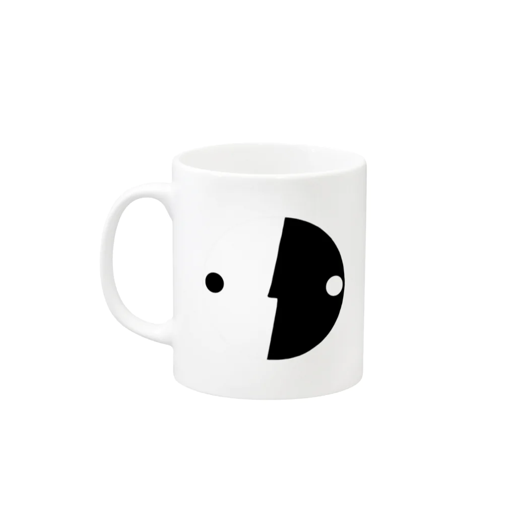 クワマイのクワマイマグ Mug :left side of the handle