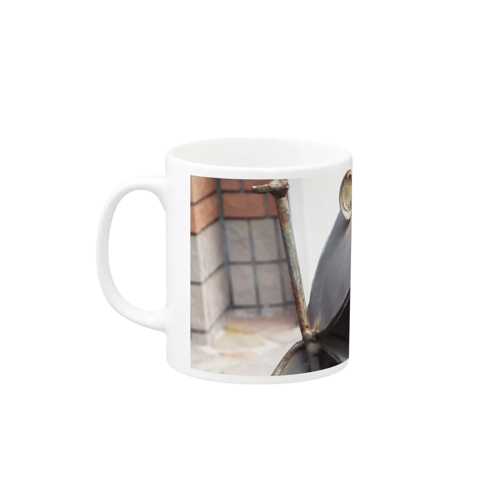 デザイナーズマグカップ ゲニウスストアの【GENius】 カエル  Mug :left side of the handle