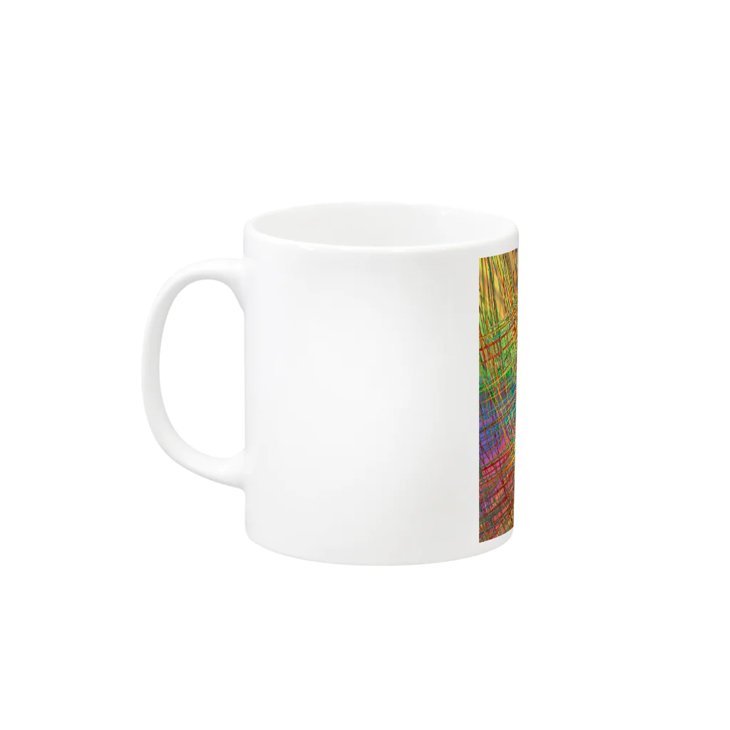 野菜のうた GOODS STOREのillumination Mug :left side of the handle