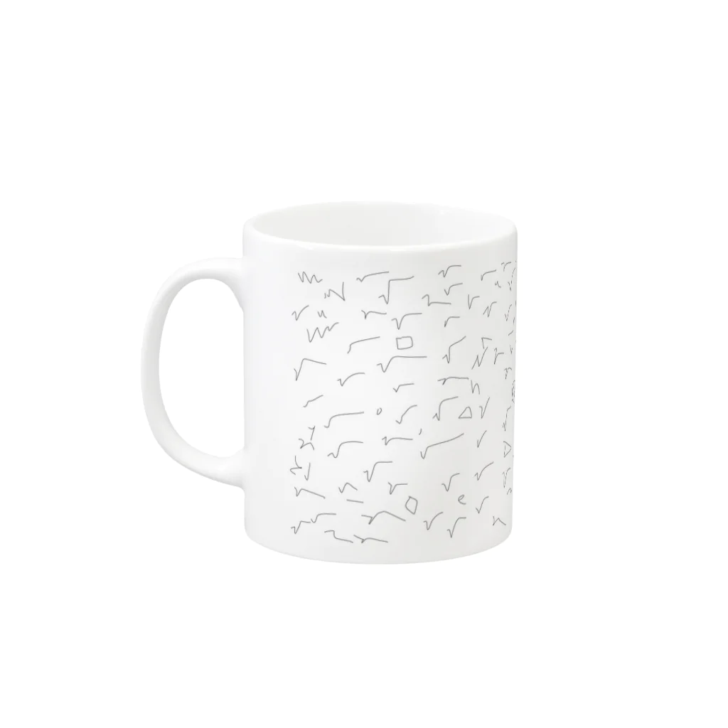 Mosaicersグッズストアの√ルート√マグカップ Mug :left side of the handle