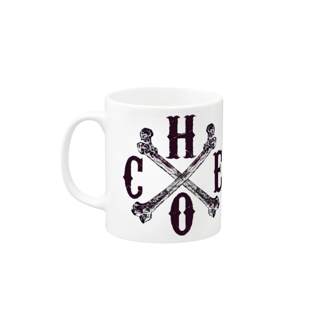 CalmExcelのcrossbone Mug :left side of the handle