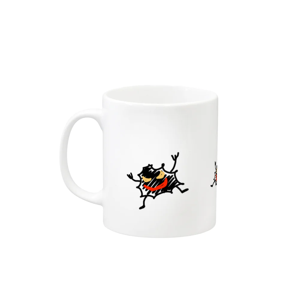 GigaCraftのバイキン君 Mug :left side of the handle