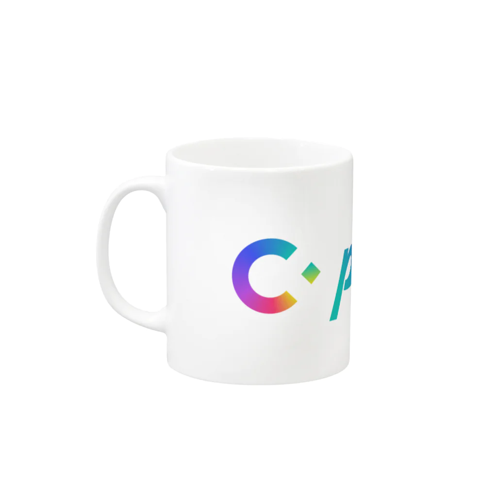 C-placeのC-place ロゴ  Mug :left side of the handle