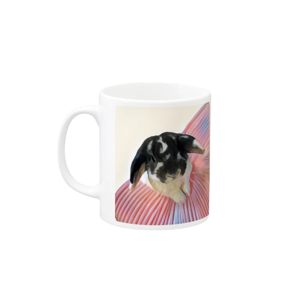 うさぎのヌーイのうさぎのヌーイ1 Mug :left side of the handle