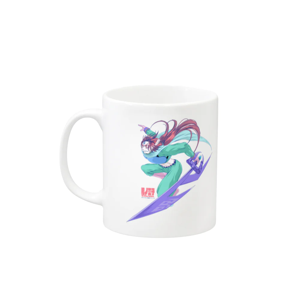 蜜蜂屋グラフィックス★の【棺ノ王子】01始マリノ島レテ篇表紙ラン★ Mug :left side of the handle