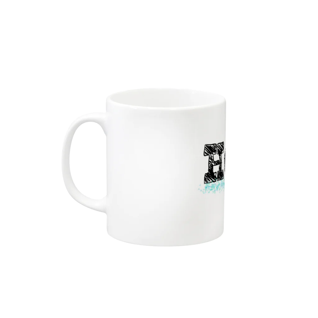 Makabe SayakaのHello Mug :left side of the handle