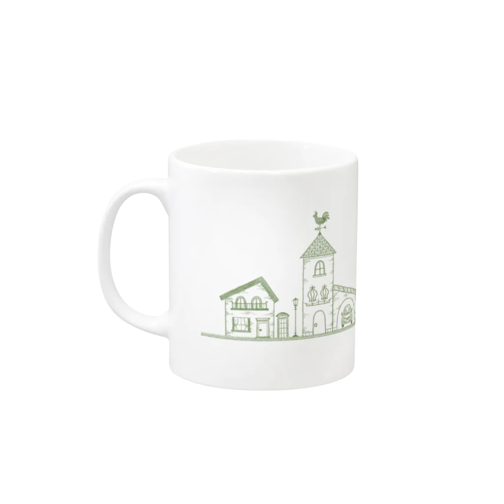 tulipのhome  town Mug :left side of the handle