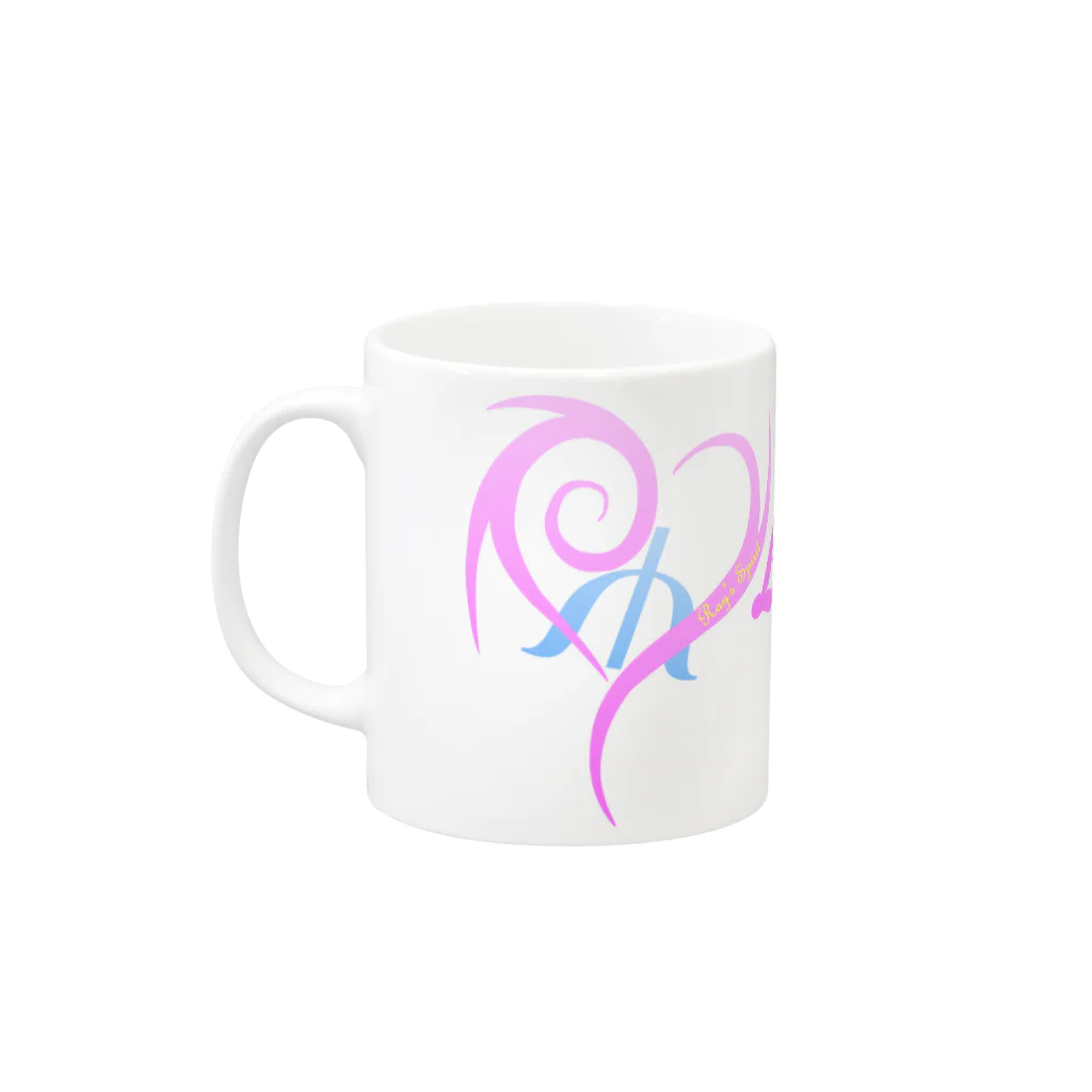 Ray's Spirit　レイズスピリットのLove & Peace Mug :left side of the handle