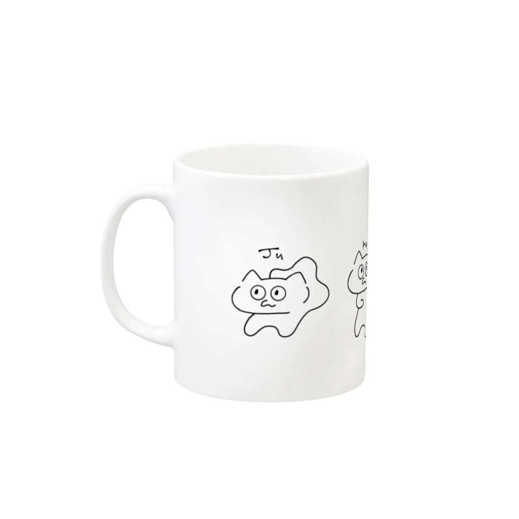 ennuのJuruneko Mug :left side of the handle