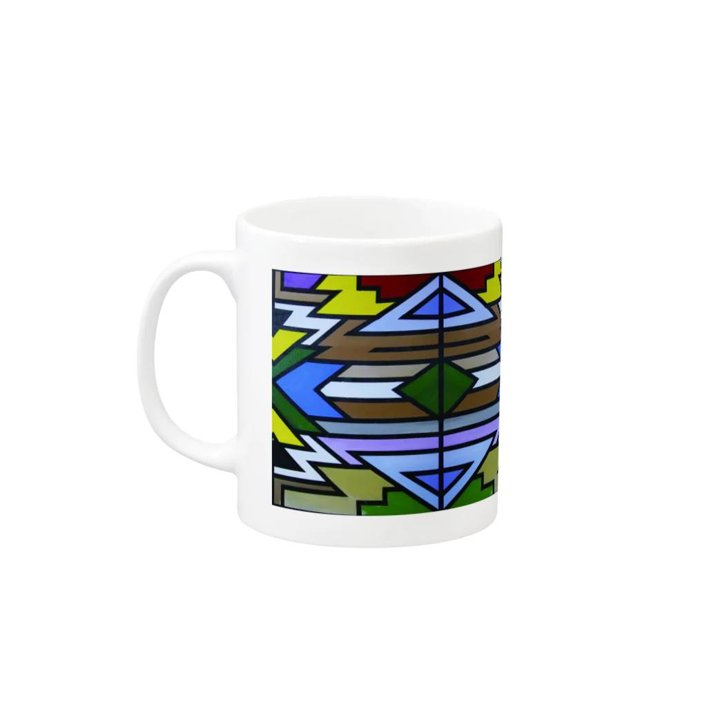 NKOSI AFRICAのNdebele  Mug :left side of the handle