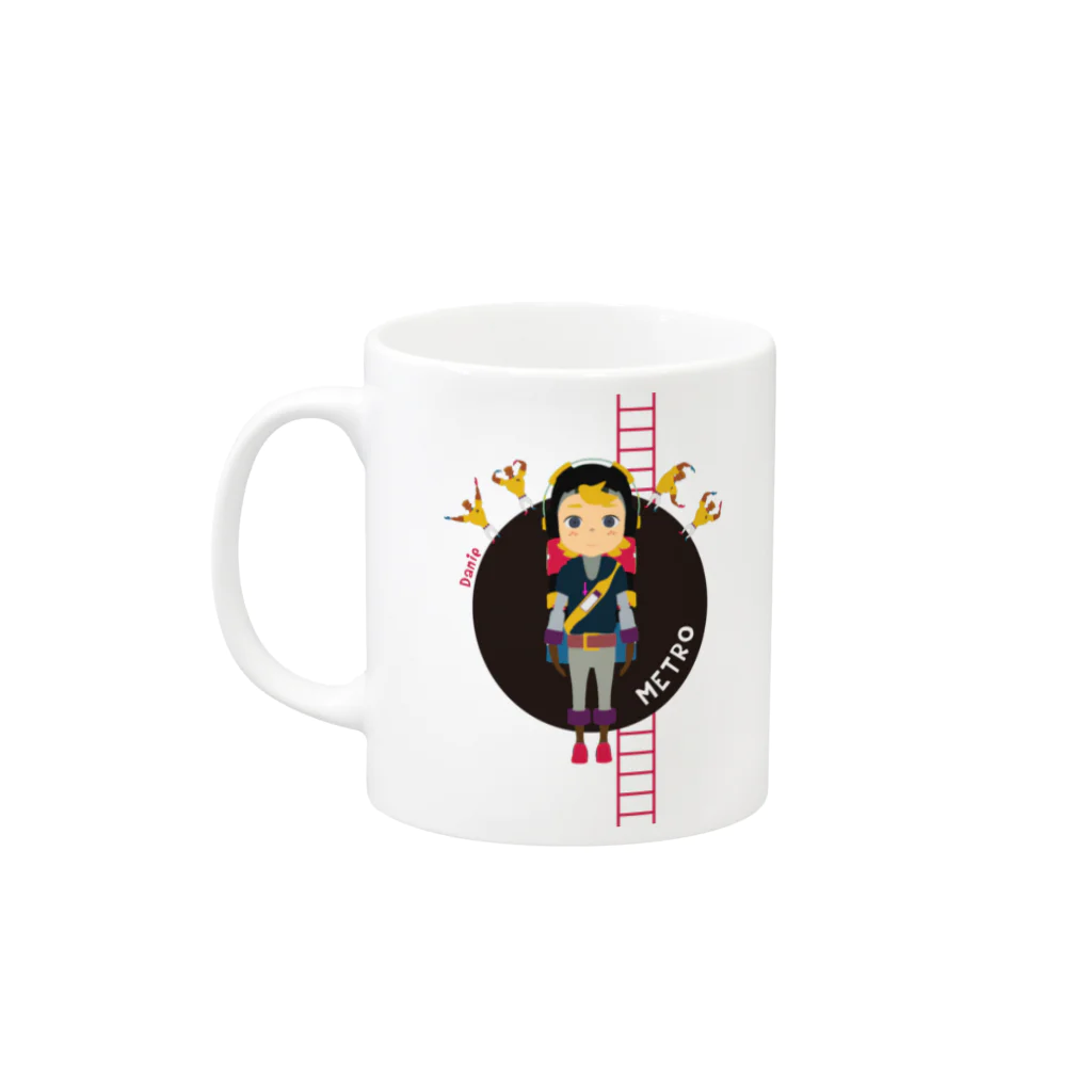 OK_GLOBAL_SHOPPINGのMetro&Danie マグカーーーップ!!! Mug :left side of the handle