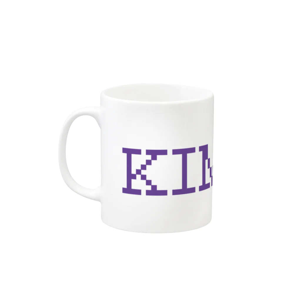 キメ子のキメマグ Mug :left side of the handle