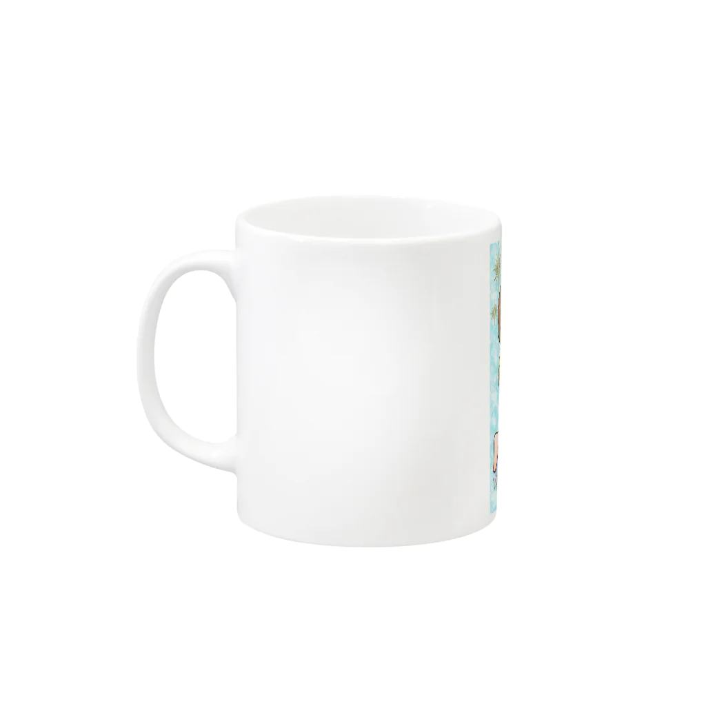 美雪組のホッと一息入れようか Mug :left side of the handle