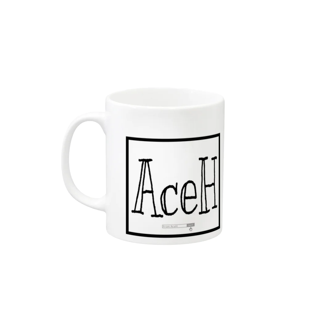 AceHのサンプル Mug :left side of the handle