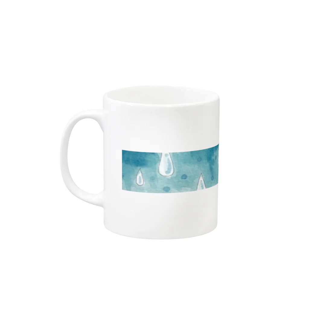 amenoの雨模様 Mug :left side of the handle