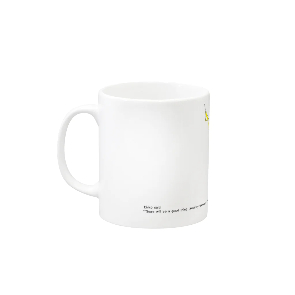 れもんとりぼんのchico*-yellow- Mug :left side of the handle
