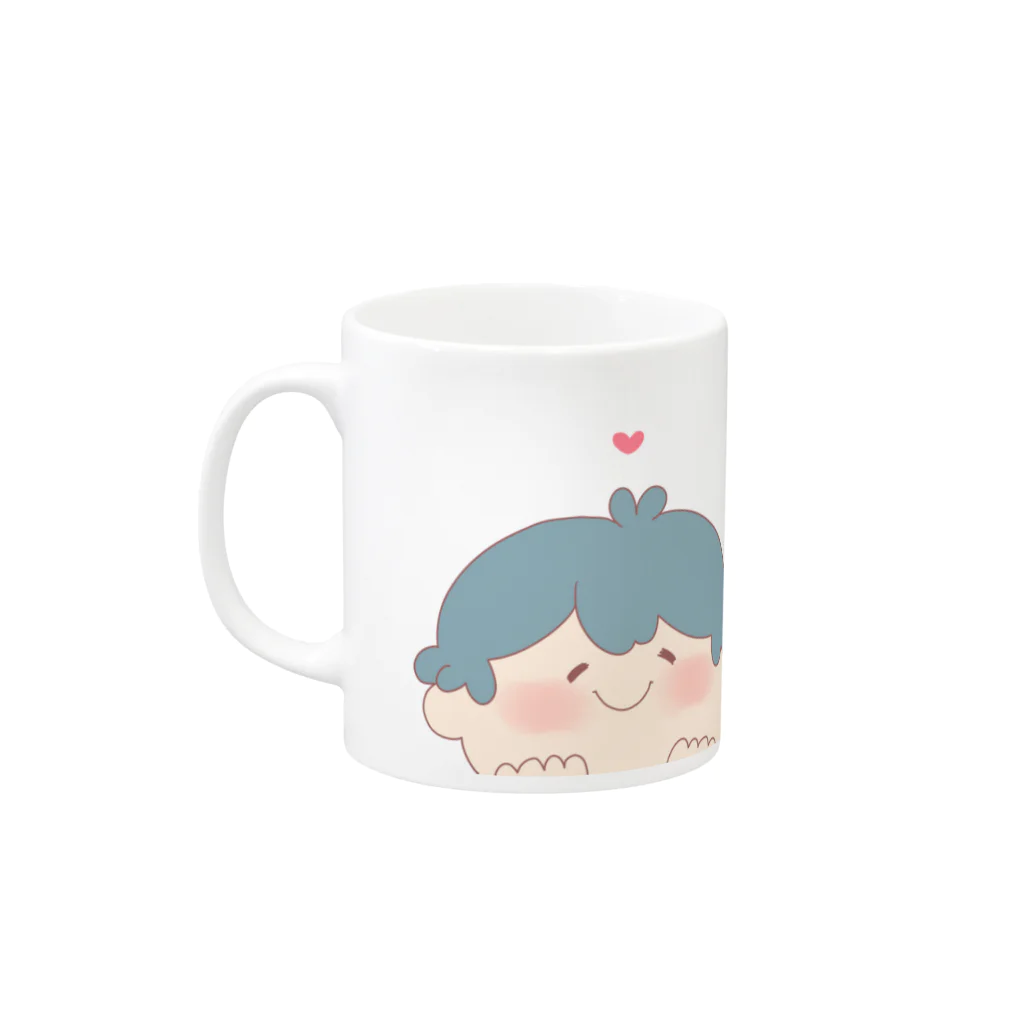 じんねこショップのじんたん＆じんねこ Mug :left side of the handle