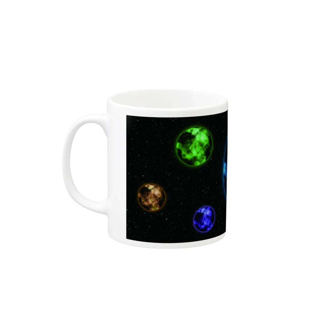 アリウムの宇宙のどこか Mug :left side of the handle