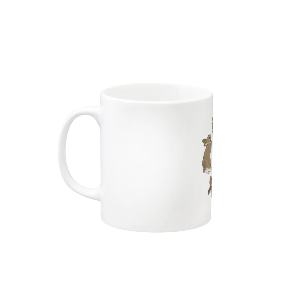 SCHINAKO'Sのごきげん無限大ダンス Mug :left side of the handle