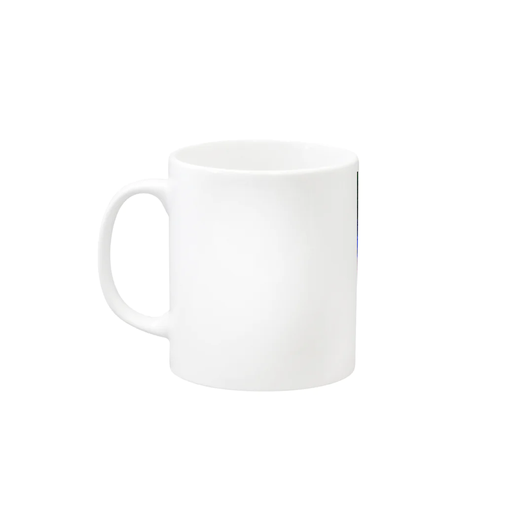 日本イラストレーター協会のネイチャーアートマグカップ Mug :left side of the handle
