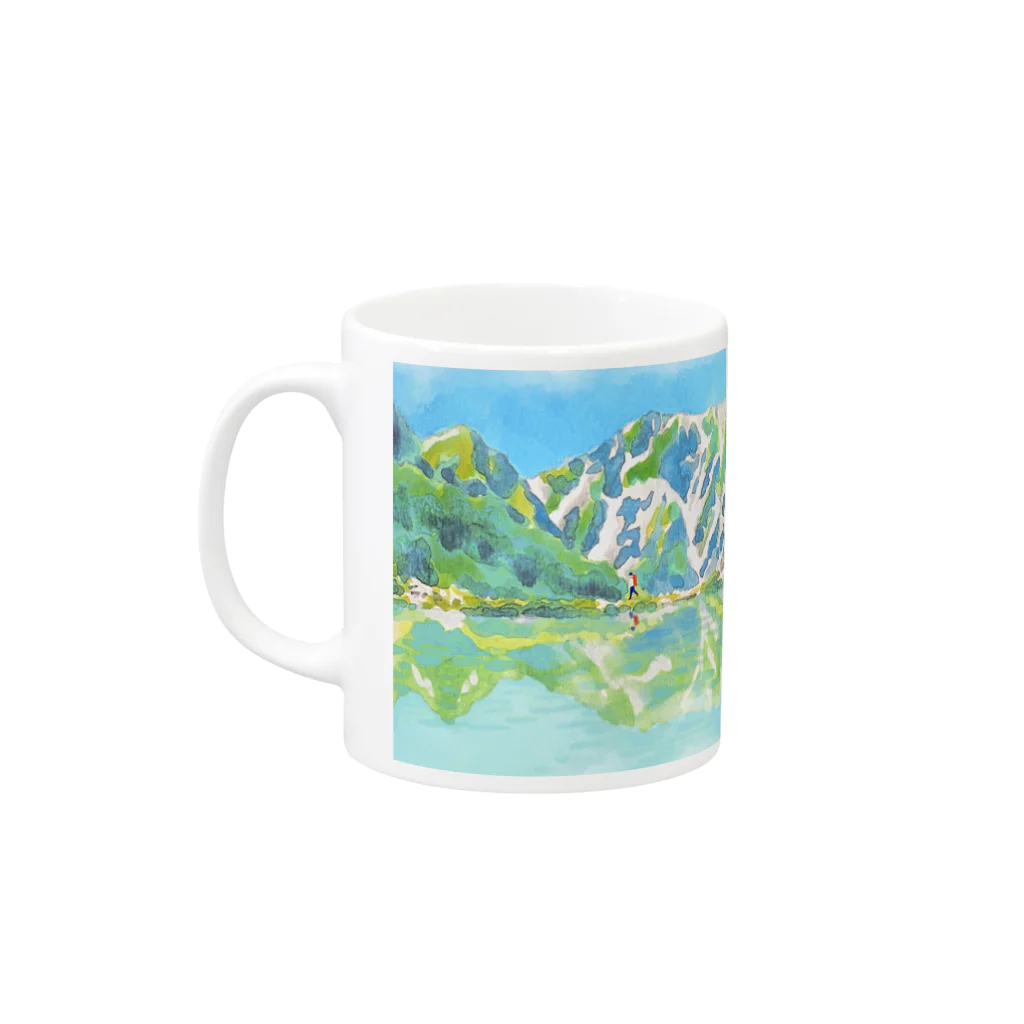 fig-treeのパノラマ_カップ Mug :left side of the handle