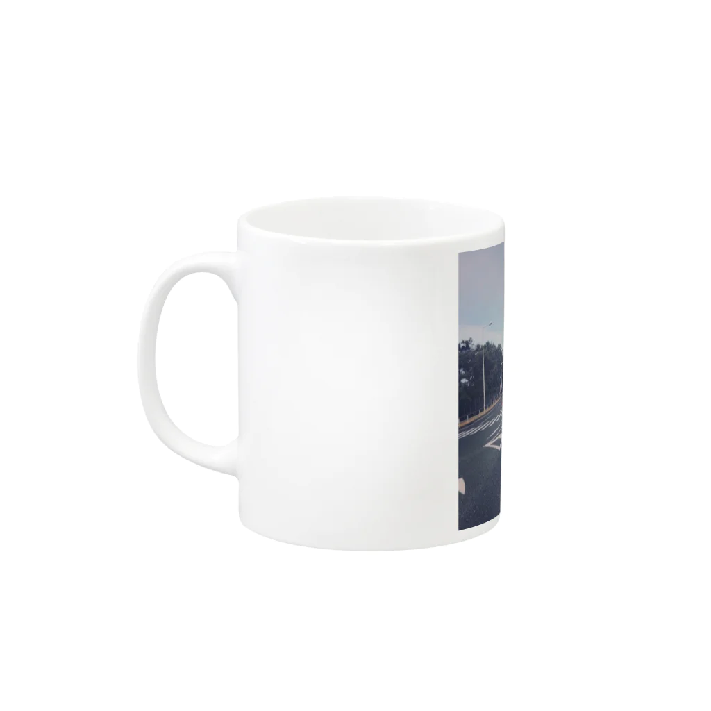 iwankohu_twitch配信の夏の日の思い出ペンギン Mug :left side of the handle