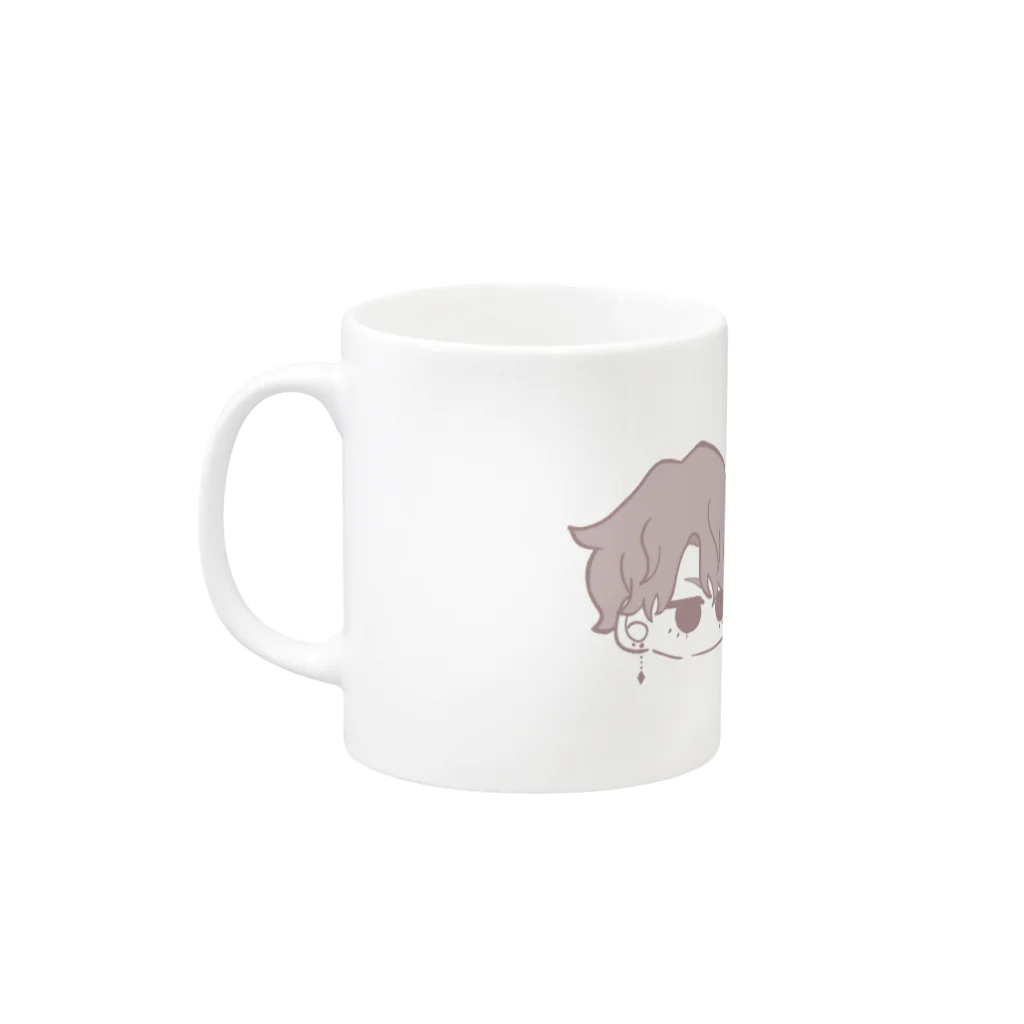 🥕🐟のおとこのこたち Mug :left side of the handle