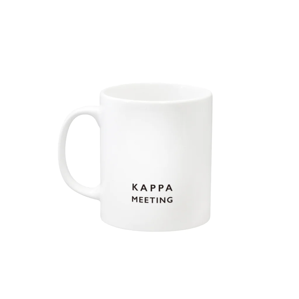 おばけ商店のおばけマグ＜かっぱ会議＞ Mug :left side of the handle