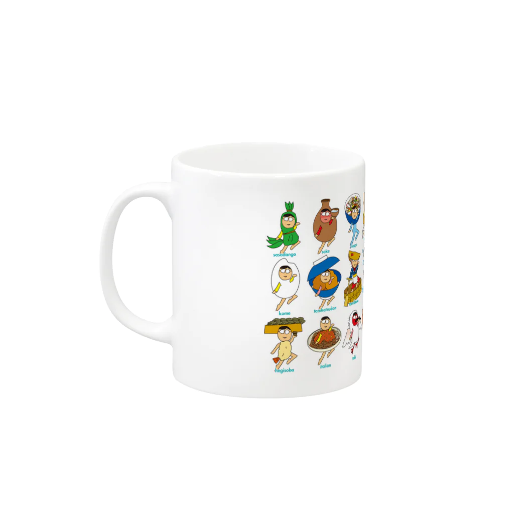 三遊亭フリーザの新潟のおのちゃん Mug :left side of the handle