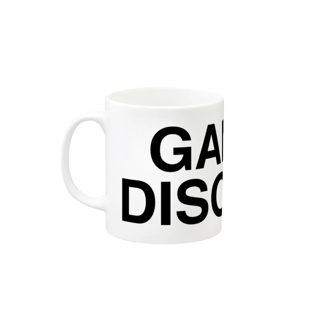 TOKYO LOGOSHOP 東京ロゴショップのGAMING DISORDER-ゲーミングディスオーダー- Mug :left side of the handle