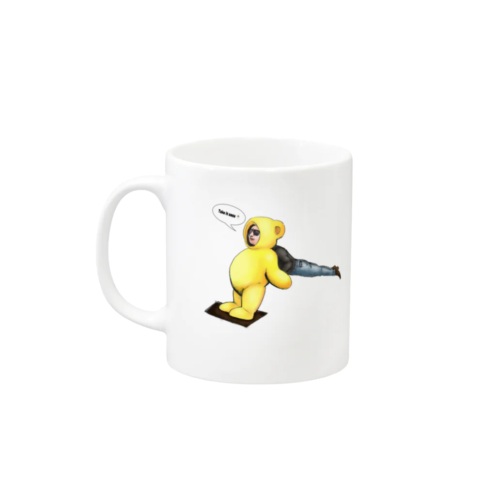 Kelly SIMONZの『ケリもん』 マグカップ Mug :left side of the handle