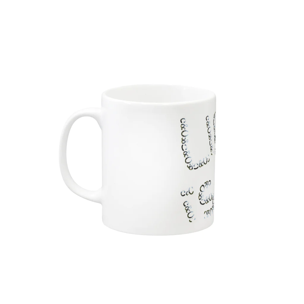 ねこらぶらぶこ♡のLife is good Mug :left side of the handle