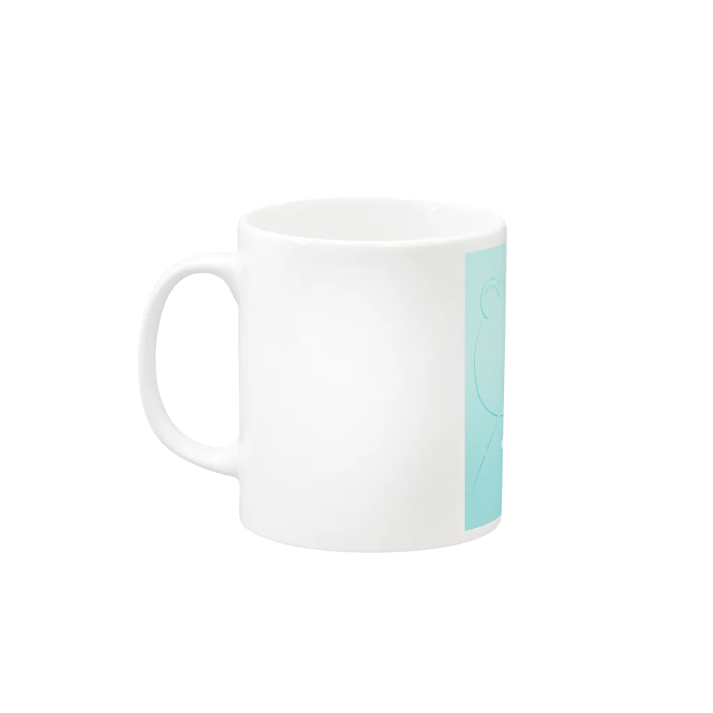 存在がミュート official storeの存在がみゅと_2 Mug :left side of the handle