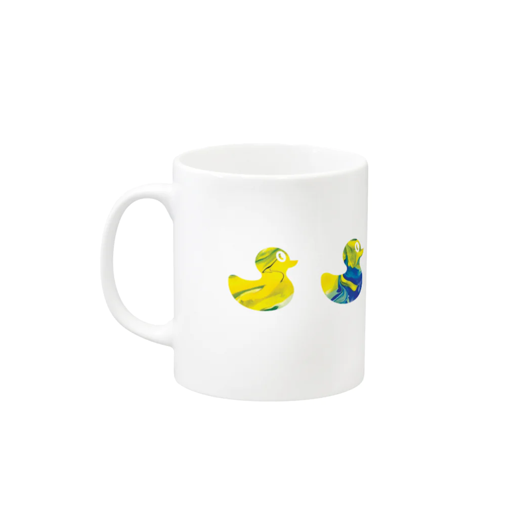 x.anatraのぴよのマーチ　#1 Mug :left side of the handle