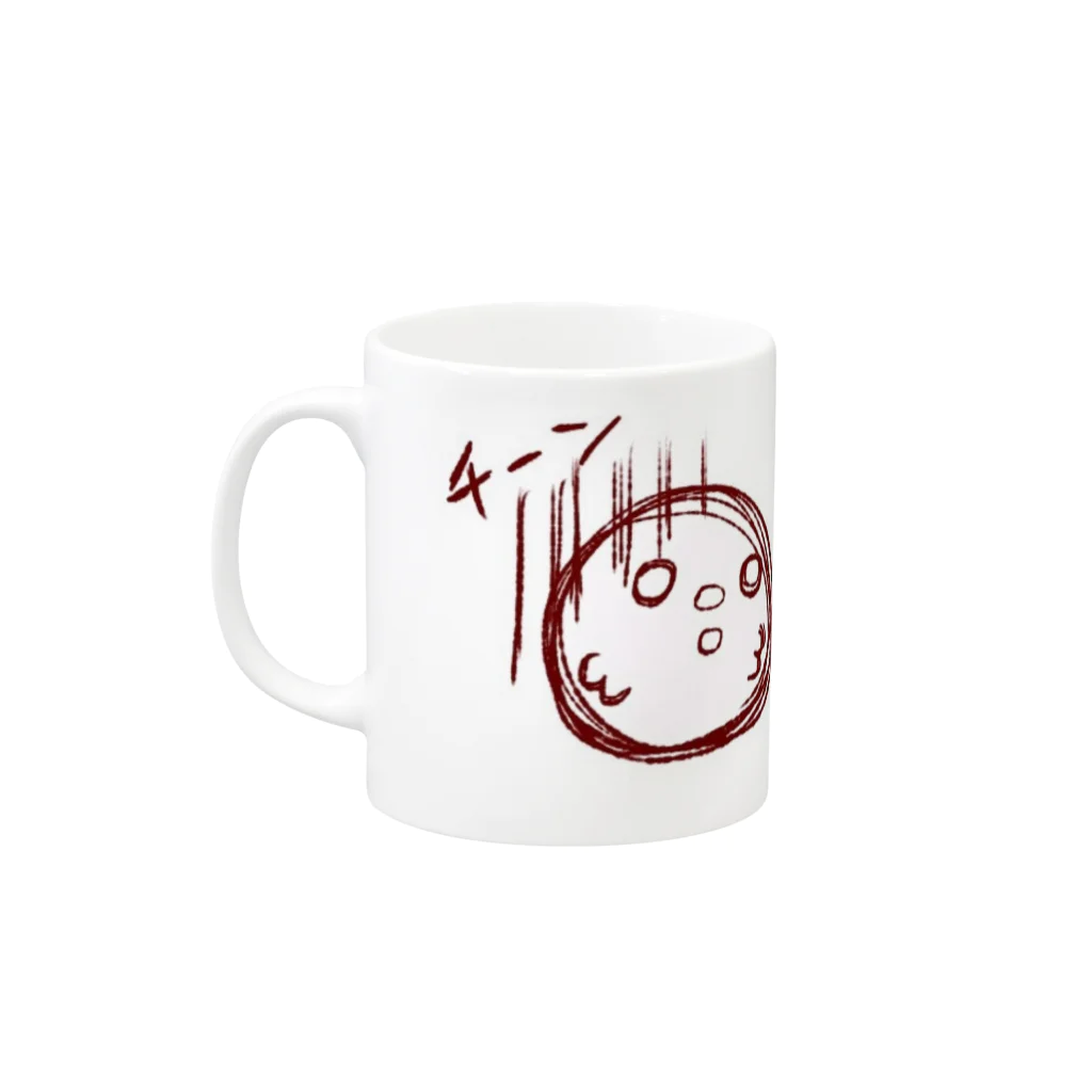 兎汰-とた-のひよこちゃん チーン Mug :left side of the handle